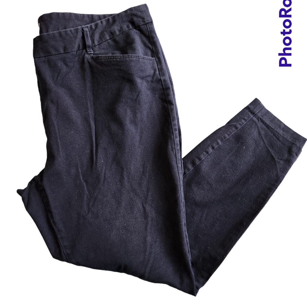 RELATIVITY black dress pants, tapered leg, size 22W